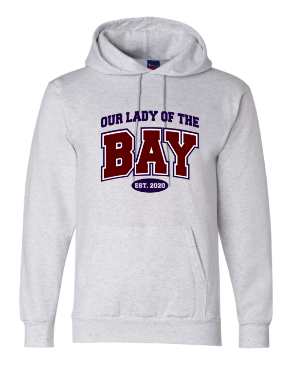 M&O Soft Style Hoodie Our Lady of the Bay - Image 4