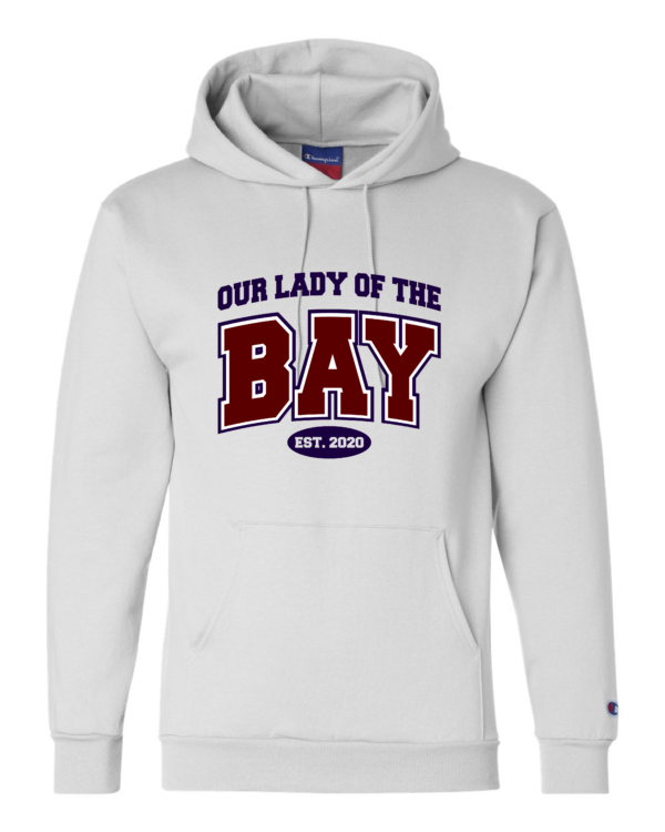 M&O Soft Style Hoodie Our Lady of the Bay - Image 2